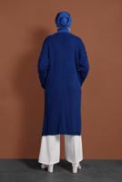 Hijab clothing NAVY BLUE KNIT CARDIGAN 0005 