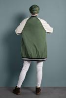 Hijab clothing KHAKI SEQUINED JACKET 0420 