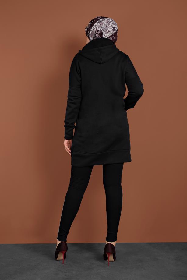 Vêtements hijab  HOODED ZIPPED SPORT JACKET 0801 - TRENDTESETTÜR