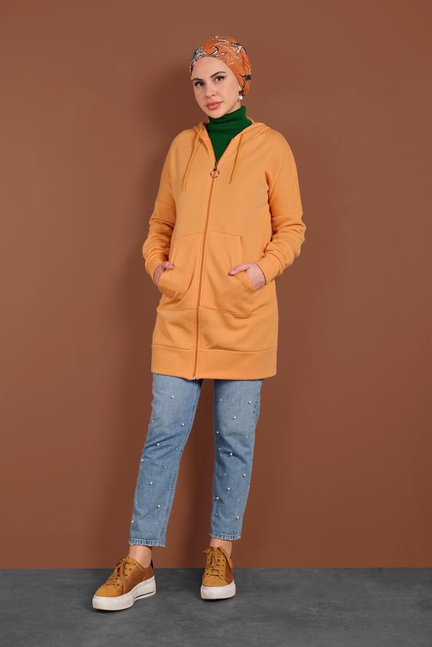 Vêtements hijab  HOODED ZIPPED SPORT JACKET 0801 - TRENDTESETTÜR