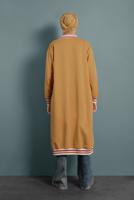 Tesettür giyim TURUNCU FERMUARLI SPOR CEKET 1100 