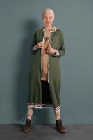 Vêtements hijab KAKI VESTE SPORT À ZIPPÉ 1100