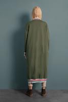 Vêtements hijab KAKI VESTE SPORT À ZIPPÉ 1100