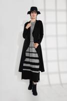 Vêtements hijab NOIR VESTE AVEC CEINTURE 2007 