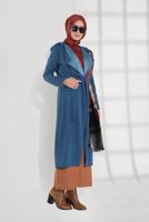 Vêtements hijab VERT VESTE AVEC CEINTURE 2007 