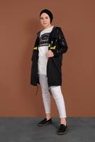 Vêtements hijab CRÈME TRENCH-COAT À SEQUINS 2220