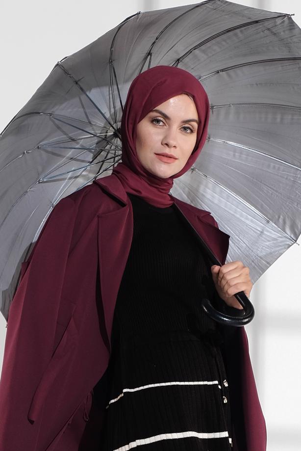 Vêtements hijab  SMOCKED BELTED JACKET 3007  - TRENDTESETTÜR