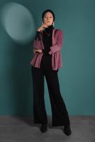 Vêtements hijab POUDRE VESTE EN VELOURS 3113 