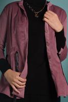 Vêtements hijab POUDRE VESTE EN VELOURS 3113 