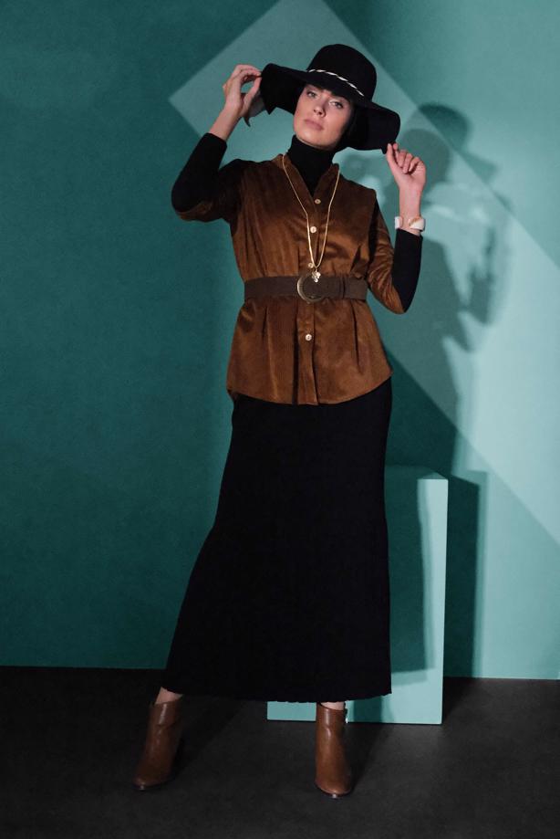 Vêtements hijab  CORDUROY JACKET 3113  - TRENDTESETTÜR
