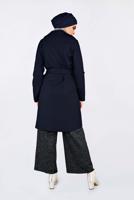 Tesettür giyim LACİVERT ALVİNA KEMERLİ KRUVAZE GİY ÇIK 4636 