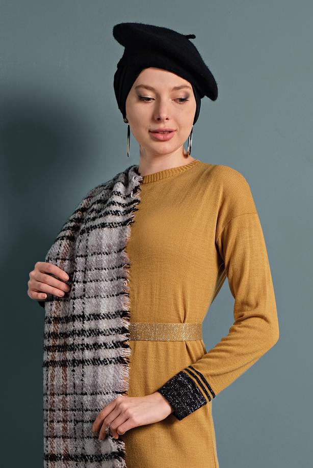 Vêtements hijab  SPARKLY KNIT DRESS 0551  - TRENDTESETTÜR