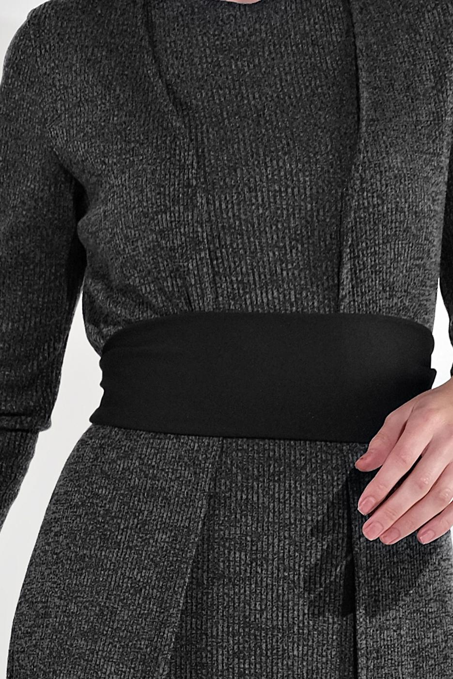 Vêtements hijab GRIS TAILLEUR AVEC CEINTURE 3705 