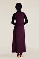 Tesettür giyim MÜRDÜM İKİLİ SALOPET ELBİSE 4572 