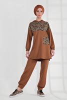 Hijab clothing TABA ANIMAL PRINT TRACKSUIT 9855