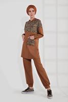 Hijab clothing TABA ANIMAL PRINT TRACKSUIT 9855