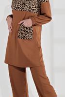 Hijab clothing TABA ANIMAL PRINT TRACKSUIT 9855
