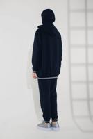 Tesettür giyim LACİVERT KAPÜŞONLU SİMLİ 2&prime;Lİ EŞOFMAN TAKIM 135 