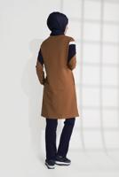 Tesettür giyim TURUNCU CEPLİ PAMUKLU EŞOFMAN TAKIMI 4438