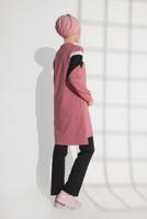 Hijab clothing PINK COTTON TRACKSUIT WITH POCKETS 4438 