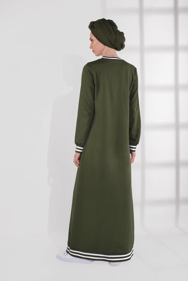 Vêtements hijab  PEARLED COTTON SPORT DRESS 5113  - TRENDTESETTÜR