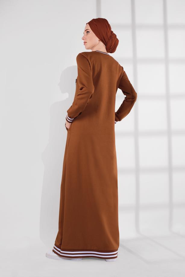 Vêtements hijab  PEARLED COTTON SPORT DRESS 5113  - TRENDTESETTÜR