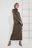 Hijab clothing MINK SHAWL-COLLAR SKIRT SUIT 5705 