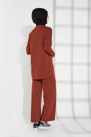 Tesettür giyim KAHVE PUL PAYETLİ EŞOFMAN TAKIMI 7202