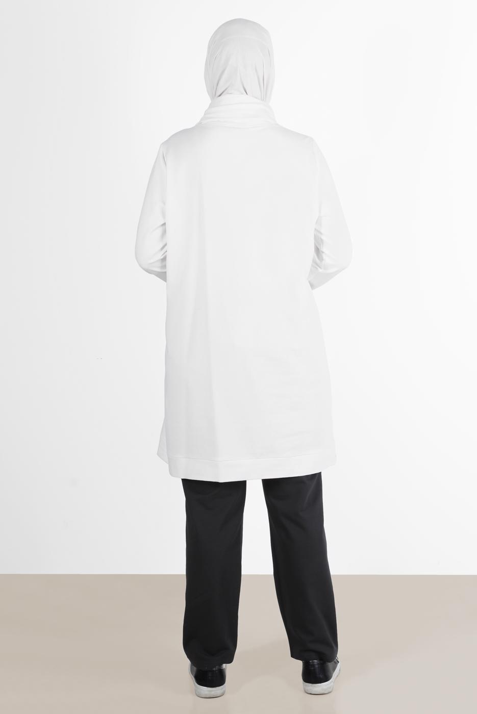 Vêtements hijab NOIR PANTALON DE SURVÊTEMENT ALVİNA COUPE DROITE 7426