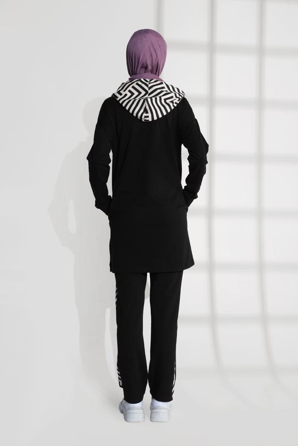 Hijab clothing  COTTON TRACKSUIT 7809  - TRENDTESETTÜR