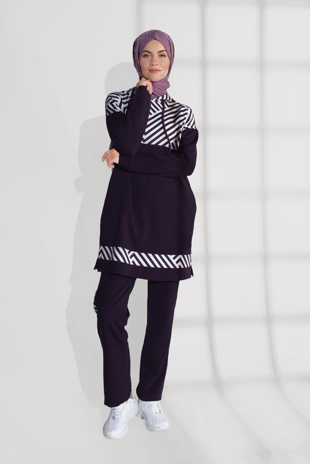 Vêtements hijab  COTTON TRACKSUIT 7809  - TRENDTESETTÜR