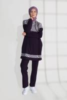 Vêtements hijab POURPRE SURVÊTEMENT EN COTON 7809