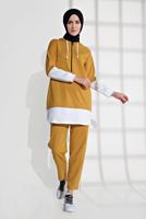 Hijab clothing YELLOW SHIRT-HEM TUNIC 8202 