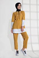 Hijab clothing YELLOW SHIRT-HEM TUNIC 8202 