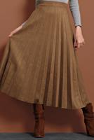 Hijab clothing TABA PLEATED COTTON SKIRT 1694