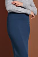 Vêtements hijab BLEU MARINE JUPE TUBE EN LYCRA 3580 