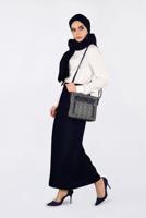 Tesettür giyim LACİVERT CEP DETAYLI KLASİK ETEK 6292