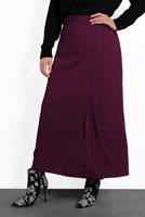 Hijab clothing PURPLE BUTTONED SKIRT 6374