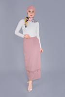 Hijab clothing POWDER ALVINA EMBROIDERED SKIRT 6381 