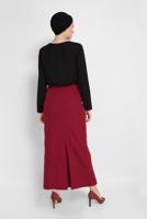 Vêtements hijab ROUGE ALVINA JUPE À BRODÉE 6381 