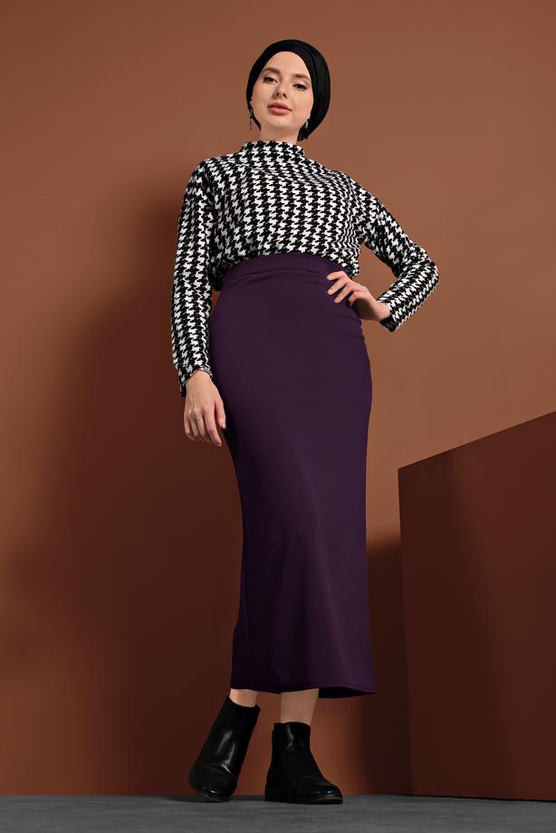 Vêtements hijab  LYCRA TUBE SKIRT 7106  - TRENDTESETTÜR