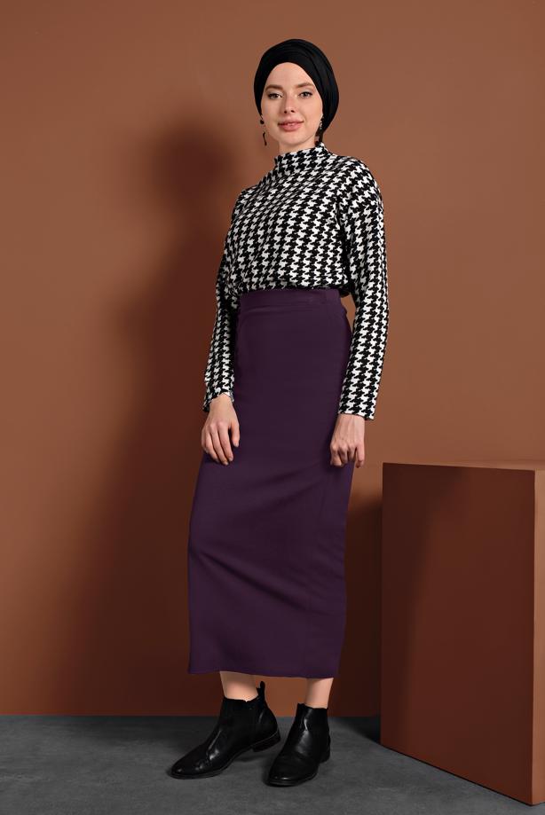 Vêtements hijab  LYCRA TUBE SKIRT 7106  - TRENDTESETTÜR