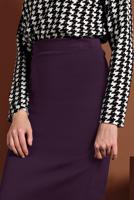 Hijab clothing PURPLE LYCRA TUBE SKIRT 7106 