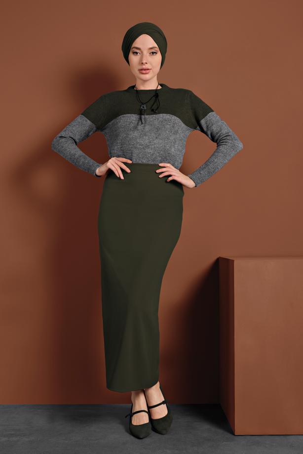 Vêtements hijab  LYCRA TUBE SKIRT 7106  - TRENDTESETTÜR