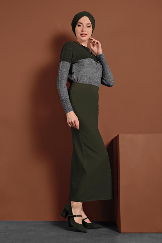 Vêtements hijab  LYCRA TUBE SKIRT 7106  - TRENDTESETTÜR