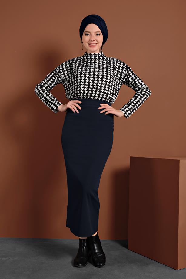 Vêtements hijab  LYCRA TUBE SKIRT 7106  - TRENDTESETTÜR