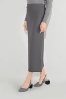 Hijab clothing GREY LYCRA TUBE SKIRT 7106 