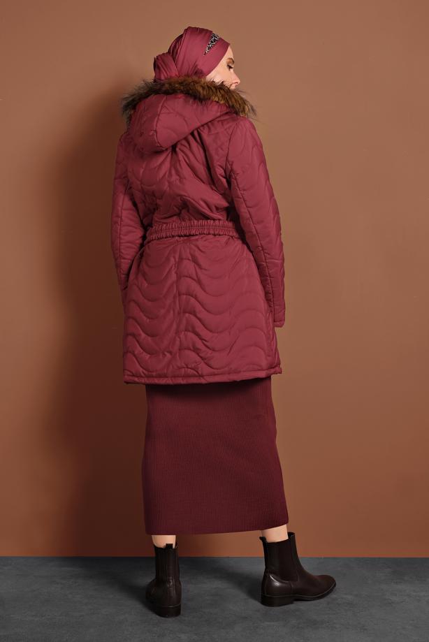 Vêtements hijab  HOODED PUFFER COAT 1008  - TRENDTESETTÜR