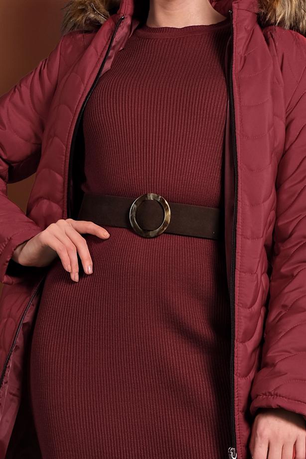 Vêtements hijab  HOODED PUFFER COAT 1008  - TRENDTESETTÜR