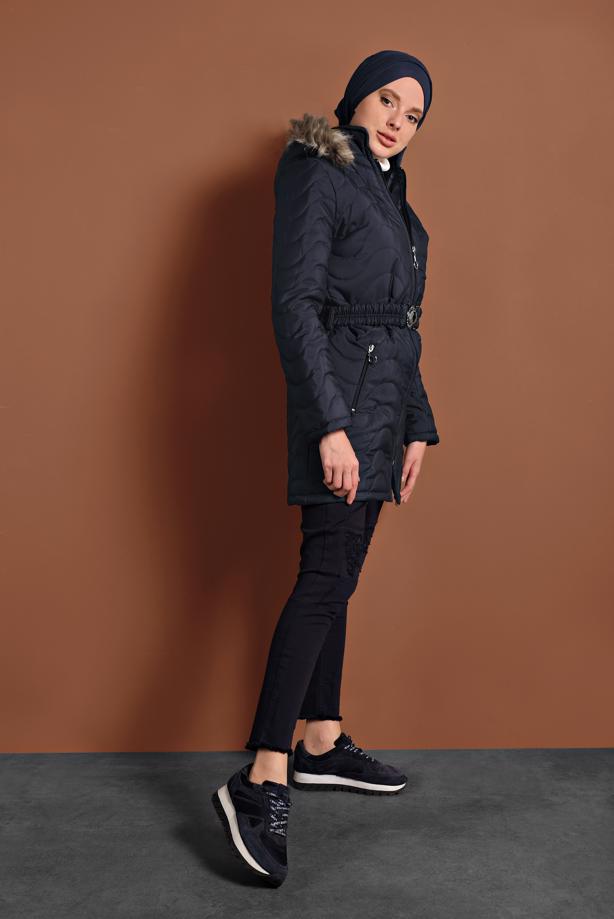 Vêtements hijab  HOODED PUFFER COAT 1008  - TRENDTESETTÜR